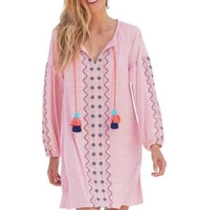 Cabana Life Women's Tunic Dress Coverup Peach Size M Resortwear